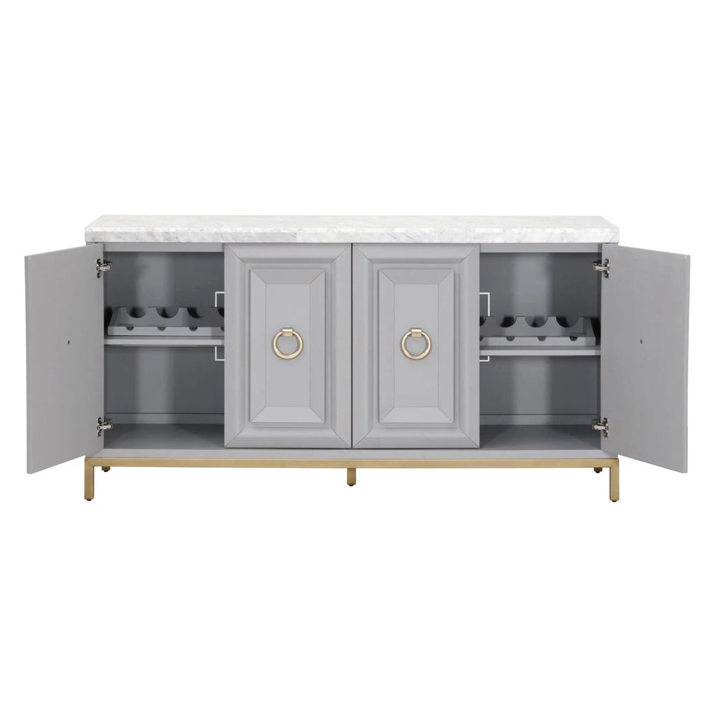 Gray Wood Sideboard M271433