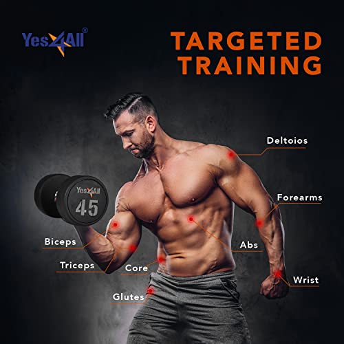 Urethane Dumbbell with Anti-Slip Knurled Handle N500289