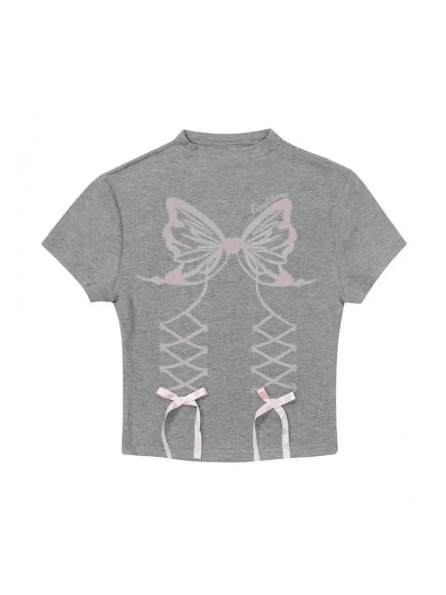 Ribbon Butterfly Shirts B629700