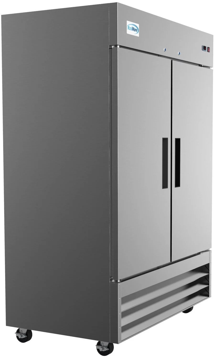 54 in Two Door Stainless Steel Reach-in Refrigerator Cooler T1774