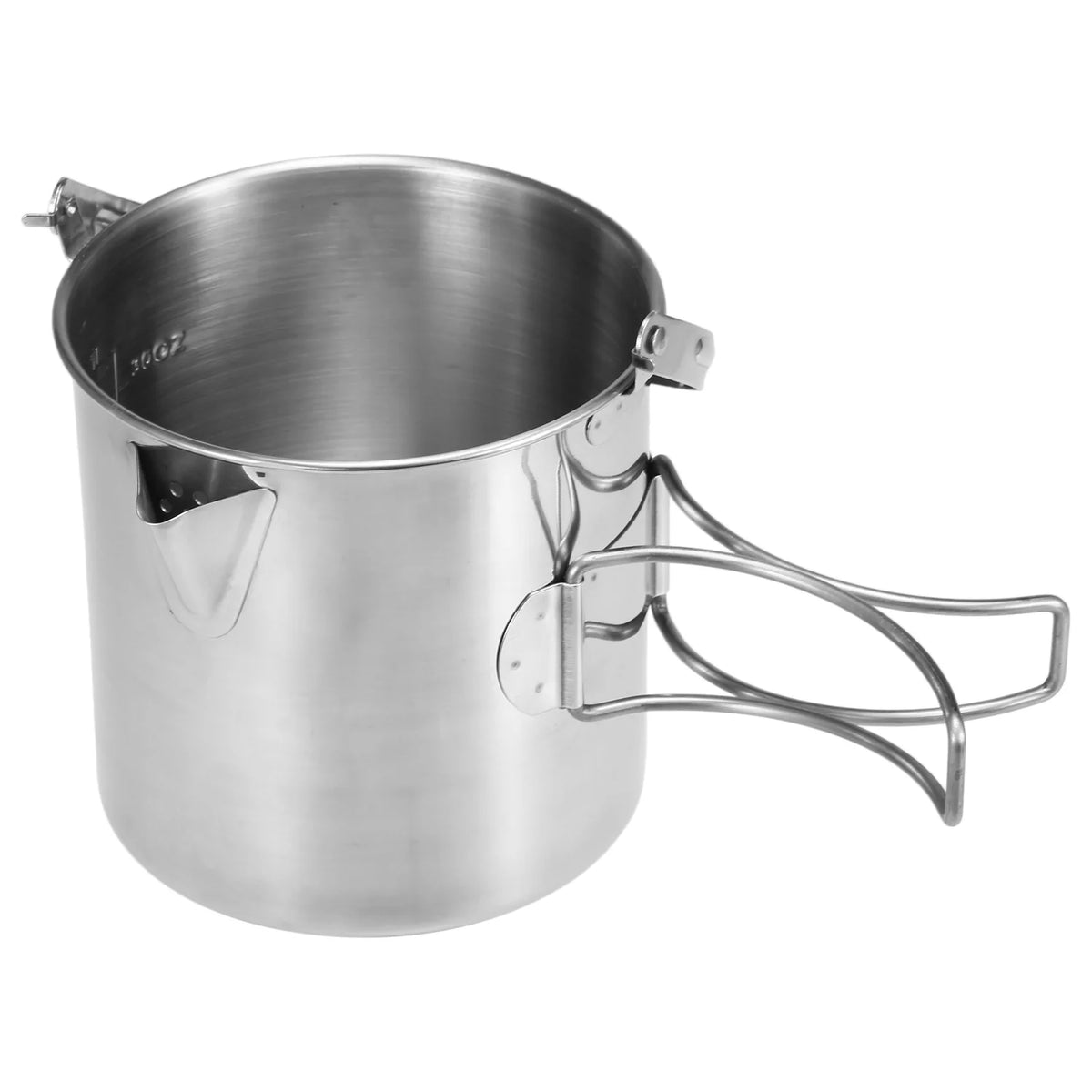 1L Stainless Steel Camping Kettle C4900