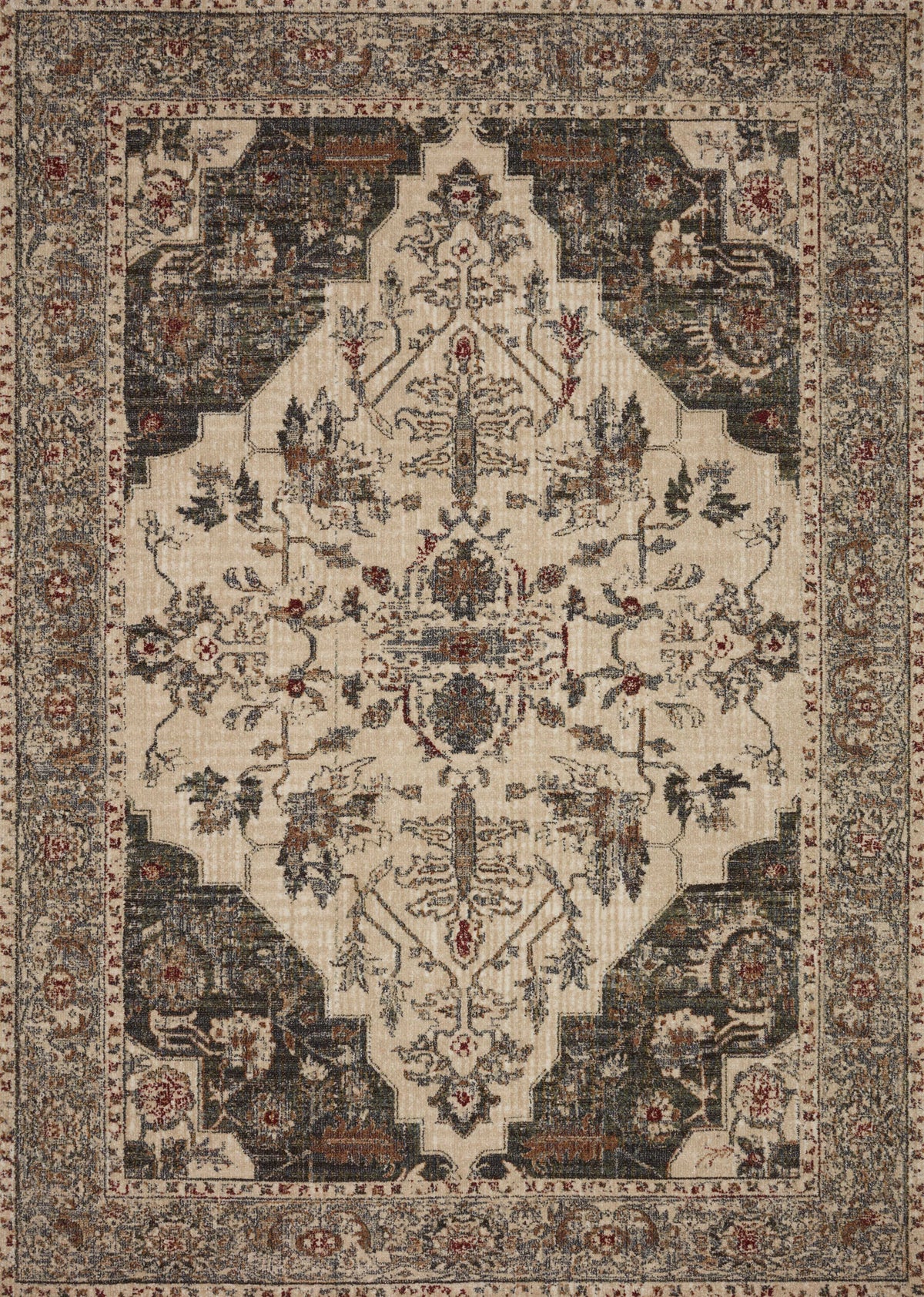Dove Denim 9'6 x 13' Rug W8483