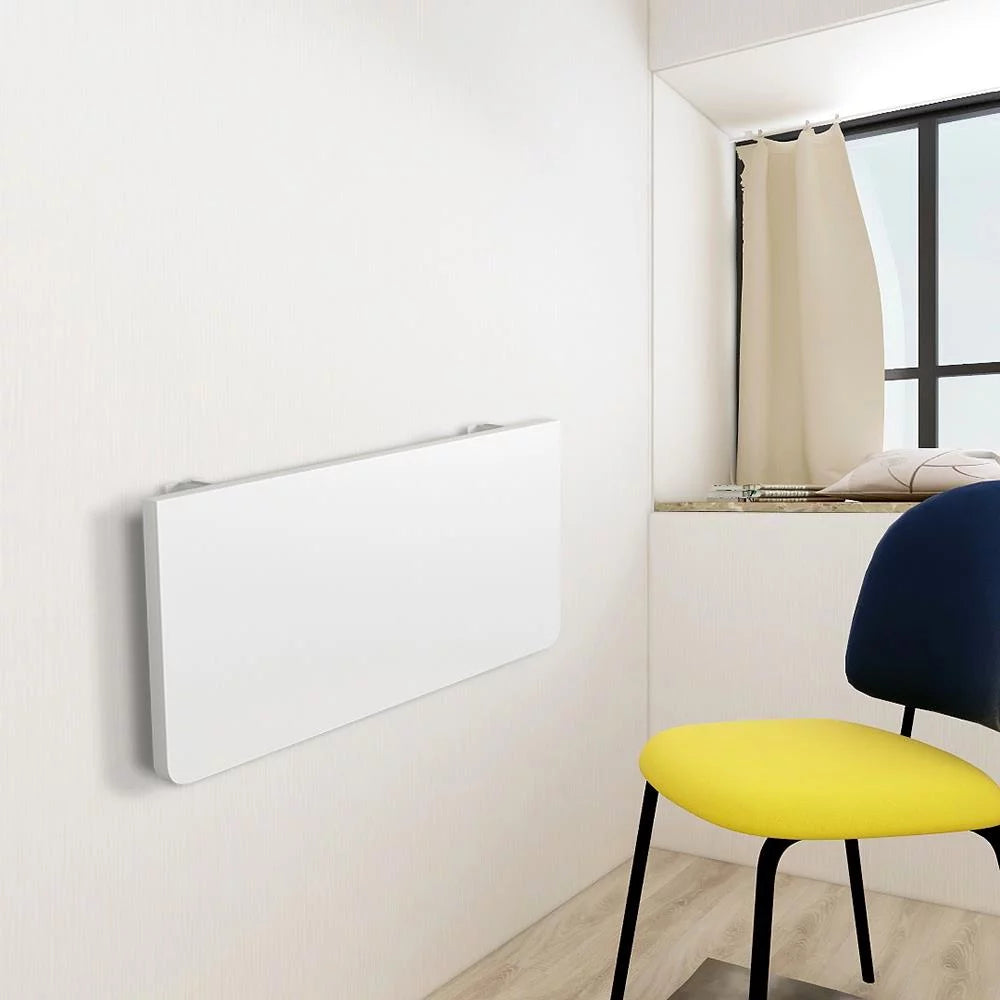 Wall-Mounted Drop-Leaf Folding Table White O181994
