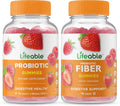 Probiotic 2 Billion CFU Prebiotic Fiber 5g Gummies Gluten Free Chewable N413516