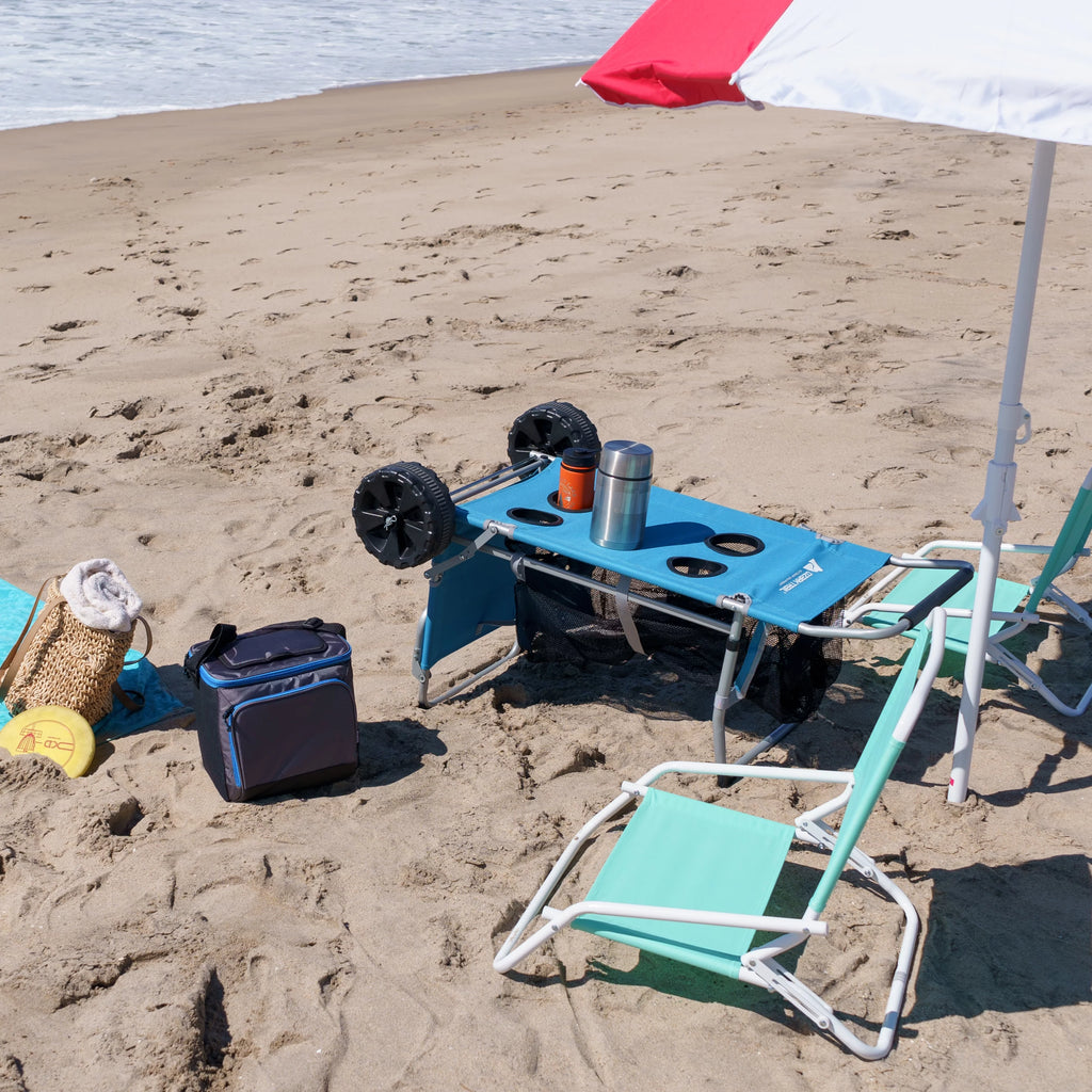 Blue Convertible Beach Cart I889676