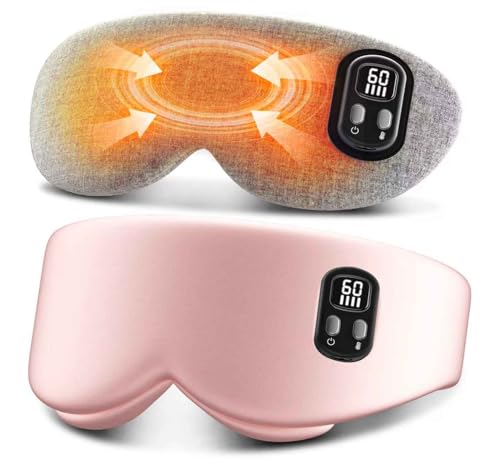 Pink Cordless Heated Eye Mask U98366