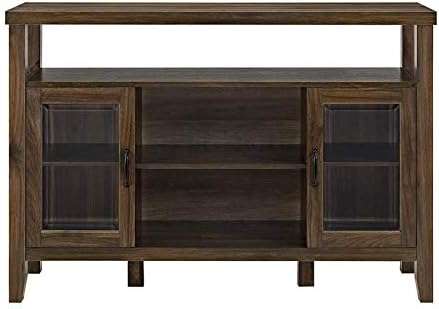 Dark Walnut TV Stand Console Cabinet S8671
