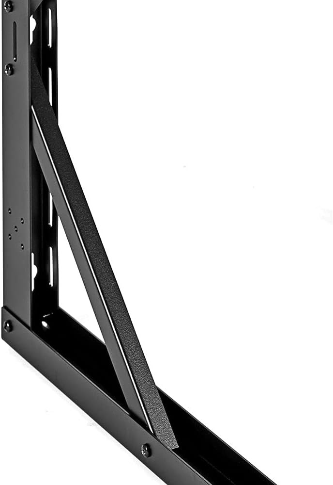 9U Wall-Mount Open Frame Steel Network Equipment Rack E410