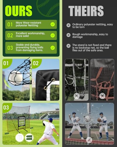9 Hole Pitching Net with Strike Zone X485954