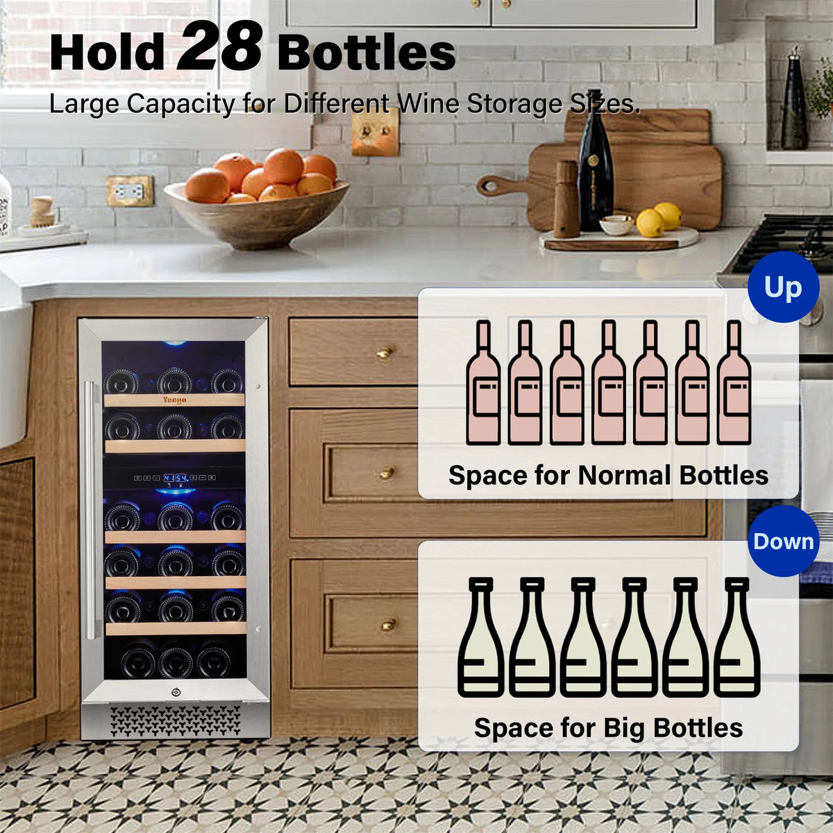 15 Bottle Wine Refrigerator U551186