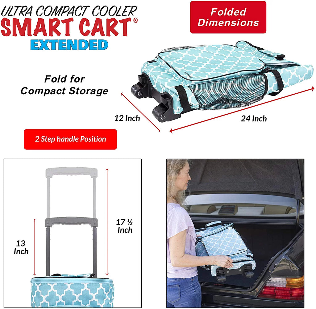 Collapsible Insulated Rolling Cooler M1416
