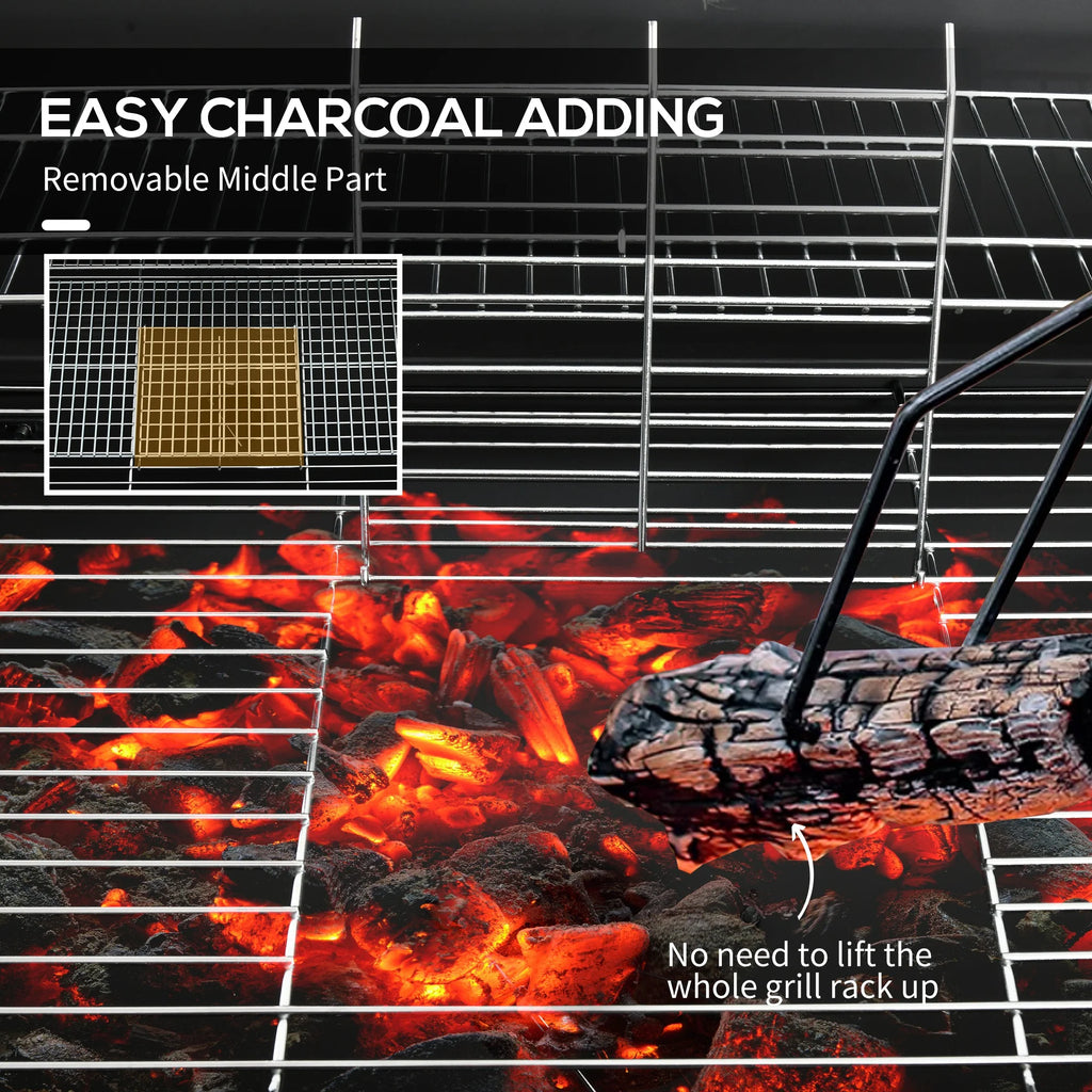 Wheeled Charcoal BBQ Grill Z71403