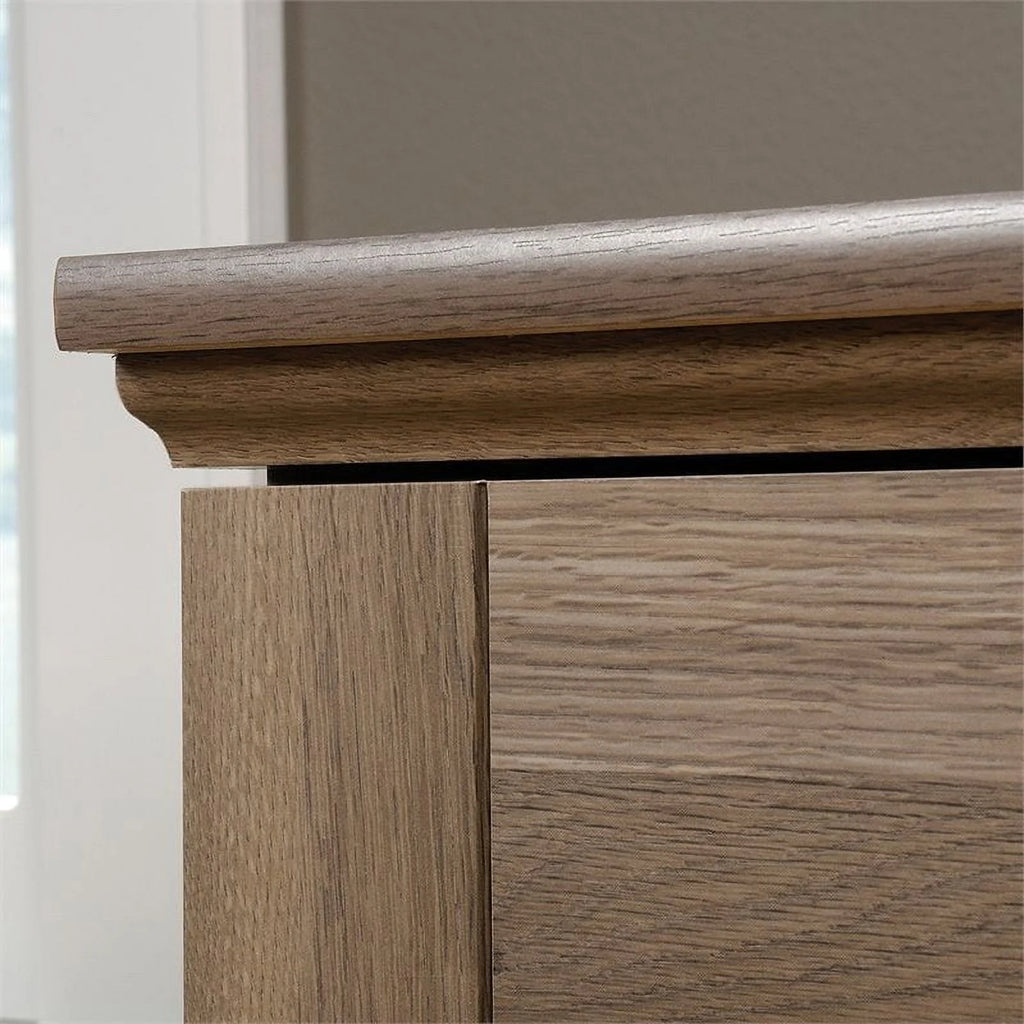 Engineered Wood Computer Desk in Salt Oak P43003