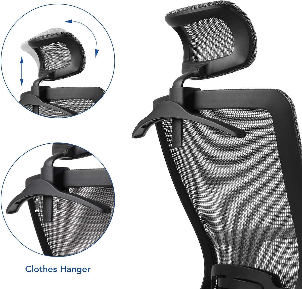 Black Mesh Ergonomic Office Chair E949673