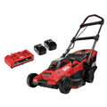 20V Brushless Lawn Mower Kit with Two 4.0 Ah Battery and Dual Port Charger T154036
