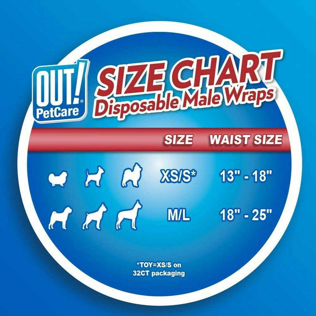 Disposable Male Dog Diapers with Leak Proof Fit B7443