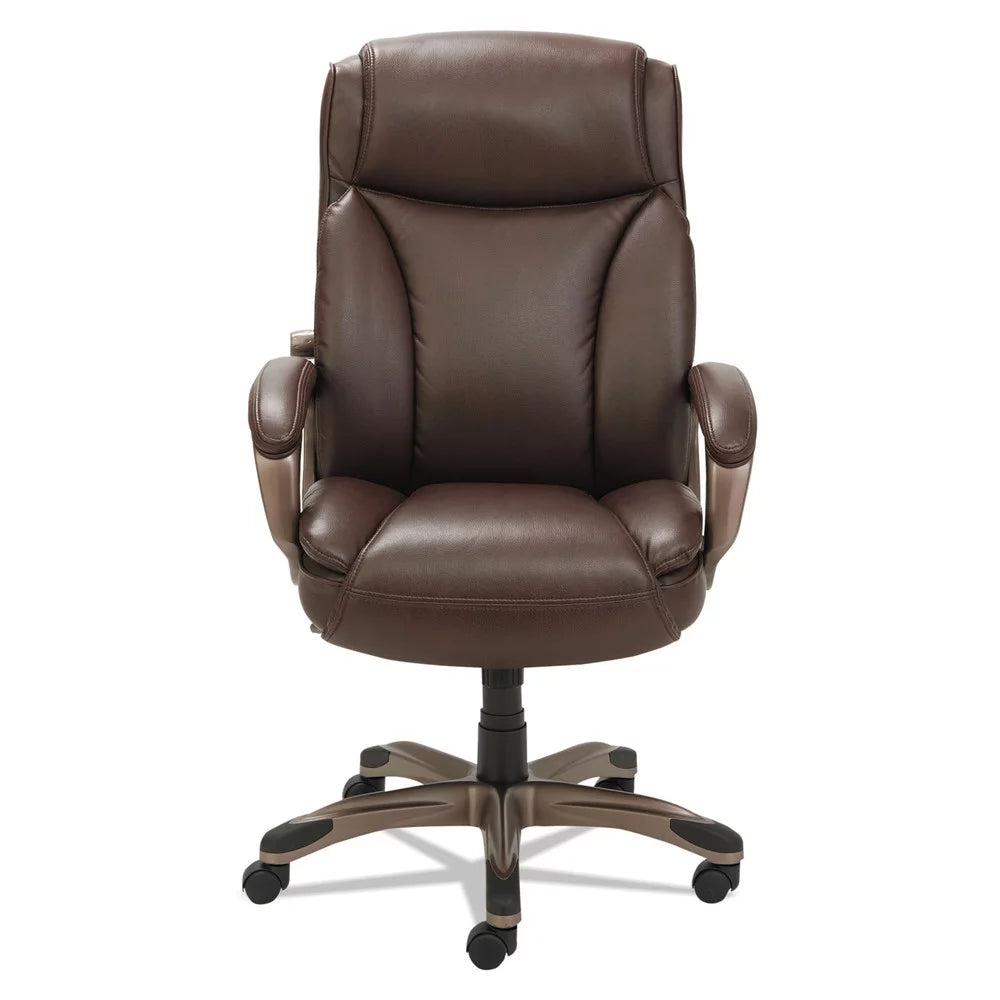 Black Bonded Leather Executive High-Back Chair Q1695