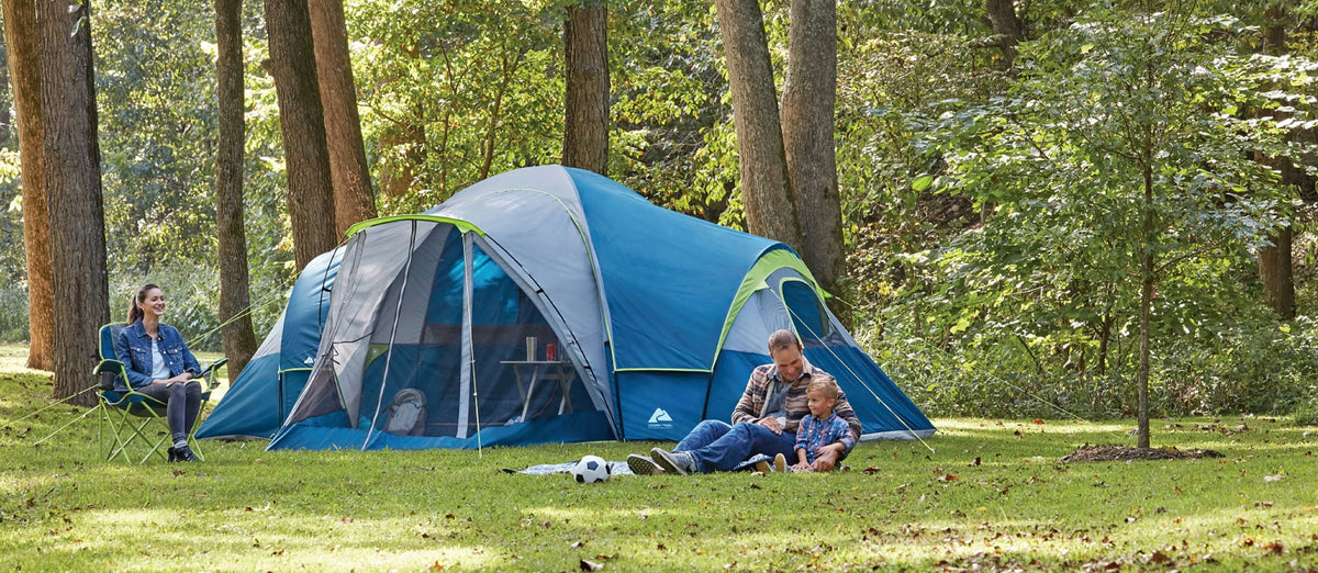 10-Person Modified Dome Tent with Screen Porch H9654