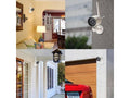White 4 Pack Wireless Security Camera System N334897