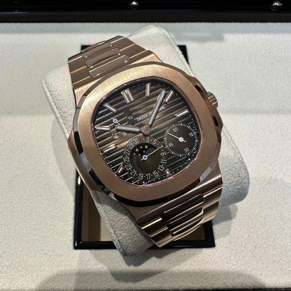 Rose Gold Moon Phase 40mm Watch X152