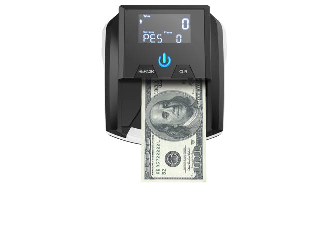 Counterfeit Money Scanner with Infrared, Magnetic and UV Detection P8761