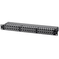 Cat6a 1U Shielded Patch Panel, 48 RJ45 Ports E82118