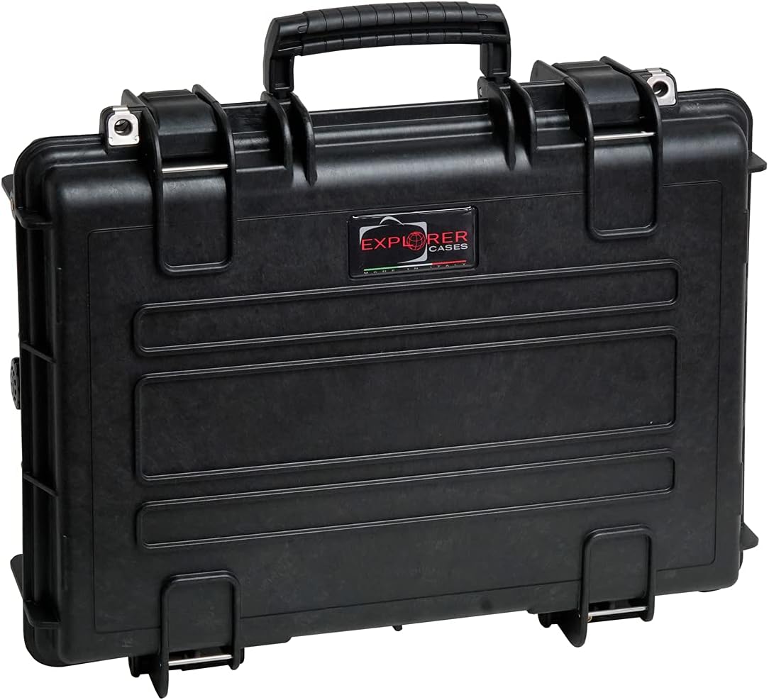 Black Case with 2 Layers of Convoluted Foam T412