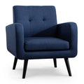 Blue Upholstered Accent Armchair P634