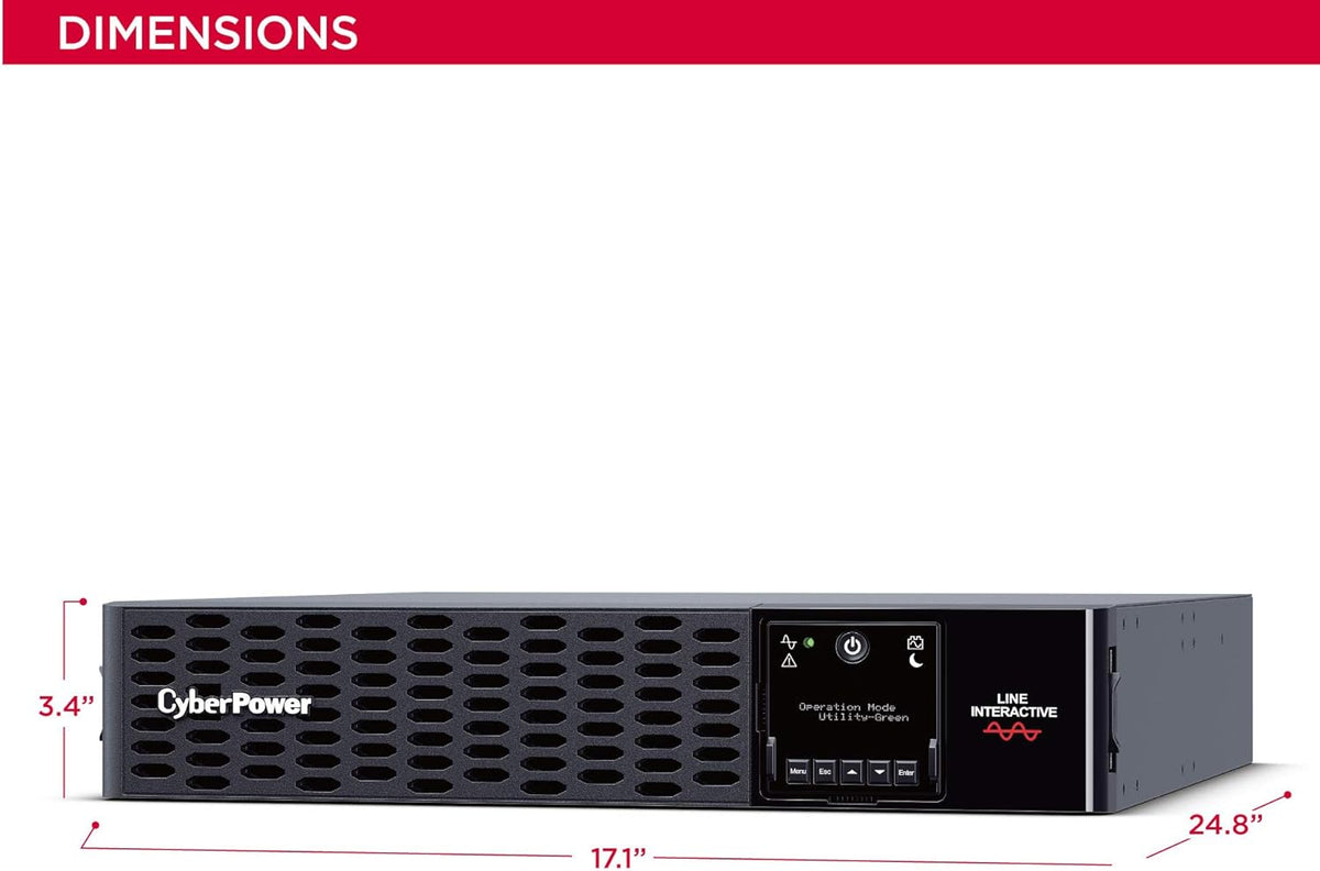 3000VA/3000W 9 Outlets 2U Rack/Tower UPS System F4837