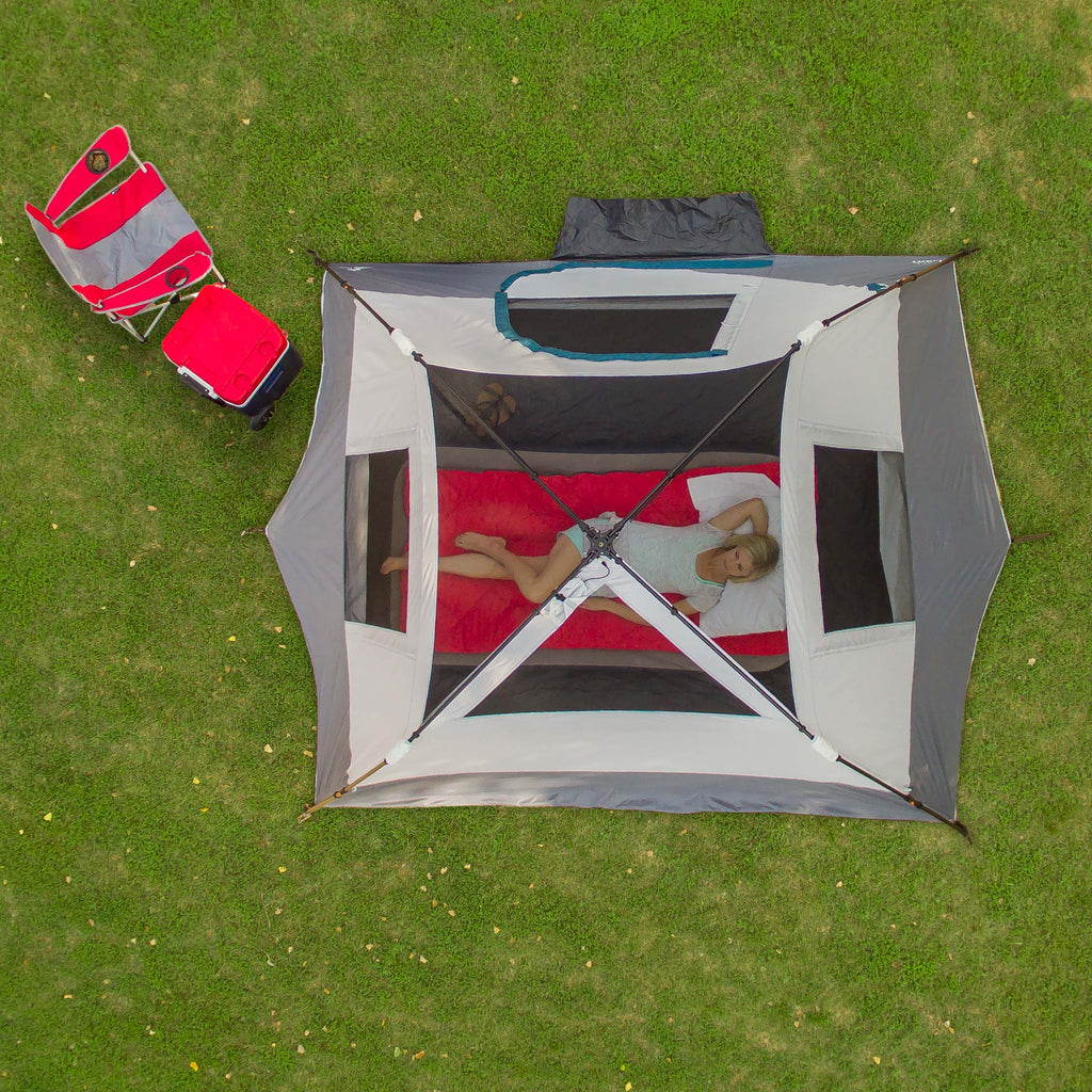 6-Person Instant Cabin Tent with LED Light L95859
