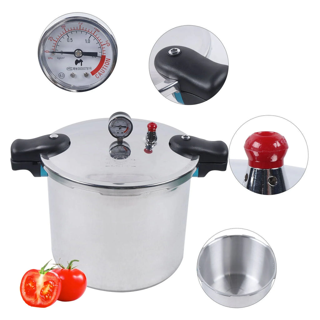 23 Quart Pressure Canner Cooker with Pressure Gauge T514