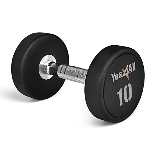 Urethane Dumbbell with Anti-Slip Knurled Handle N500289