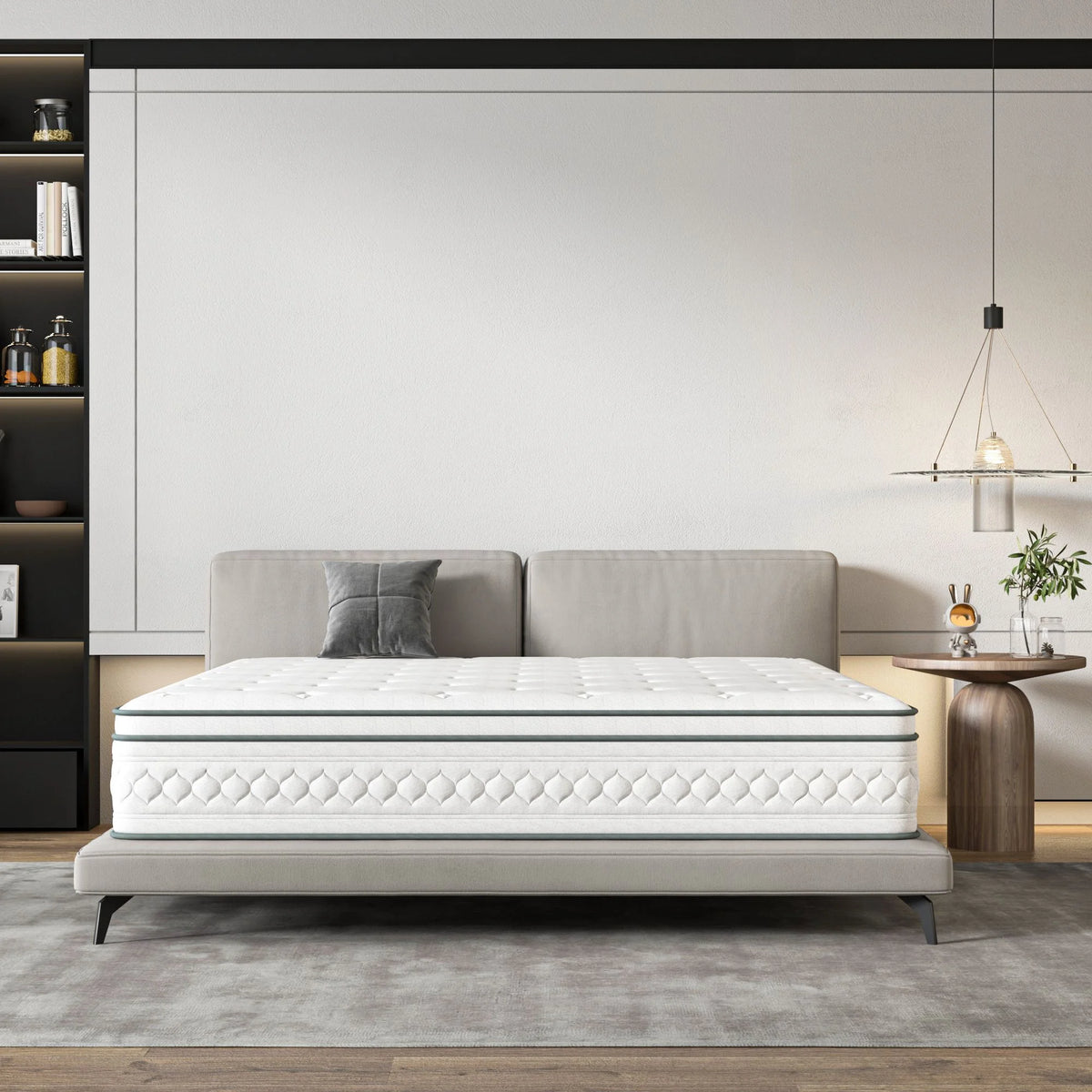 Queen 12 inch Cooling-Gel Memory Foam Innerspring Mattress N19928