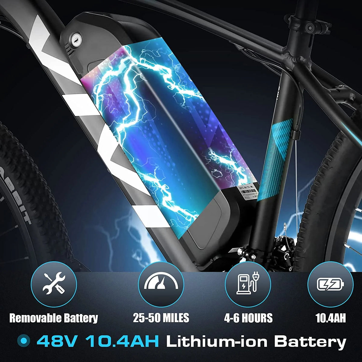Electric Mountain Bike 500W 21 Speed Q364011