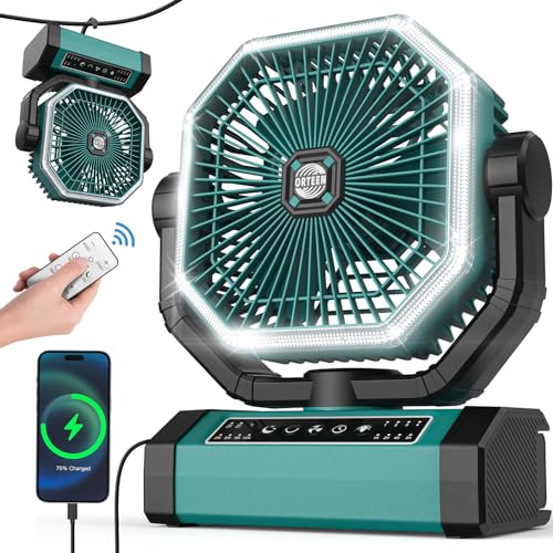 Portable Rechargeable 9-Inch Camping Fan K1644