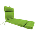 Yellow Rectangular Outdoor Chaise Lounge Cushion with Ties W3468