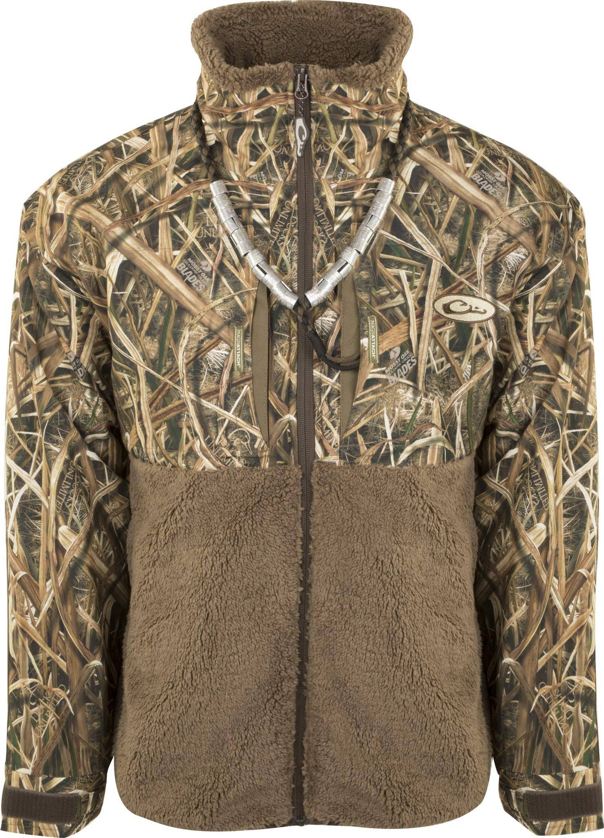 Mossy Oak Shadow Grass Blades XX-Large Full Zip Fleece Jacket B61709