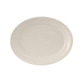 Eggshell Oval Platter Case of 12 O1398