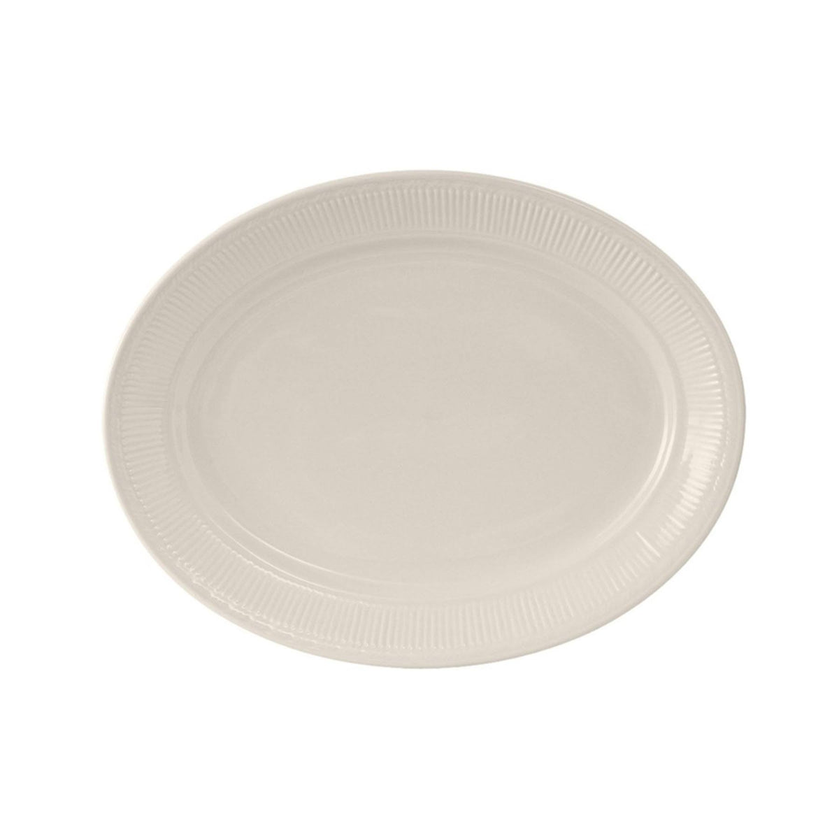 Eggshell Oval Platter Case of 12 O1398
