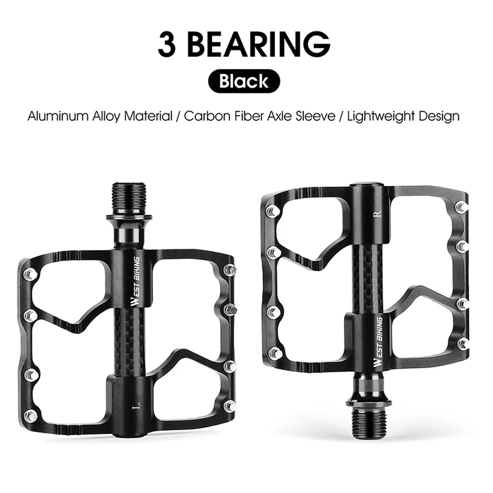 Ultralight Aluminum Alloy 3 Bearings Bike Pedals F12210
