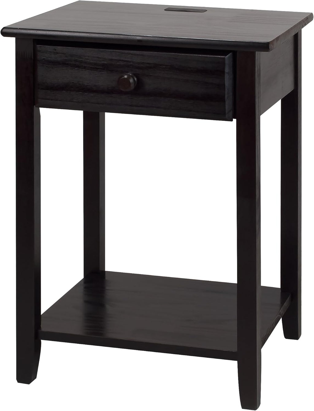 Espresso Nightstand with USB Ports L646366