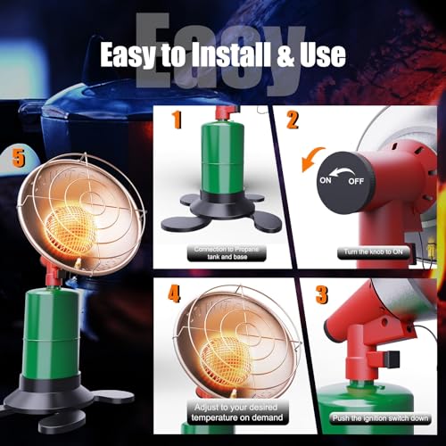 6200BTU Portable Propane Patio Heater A5285