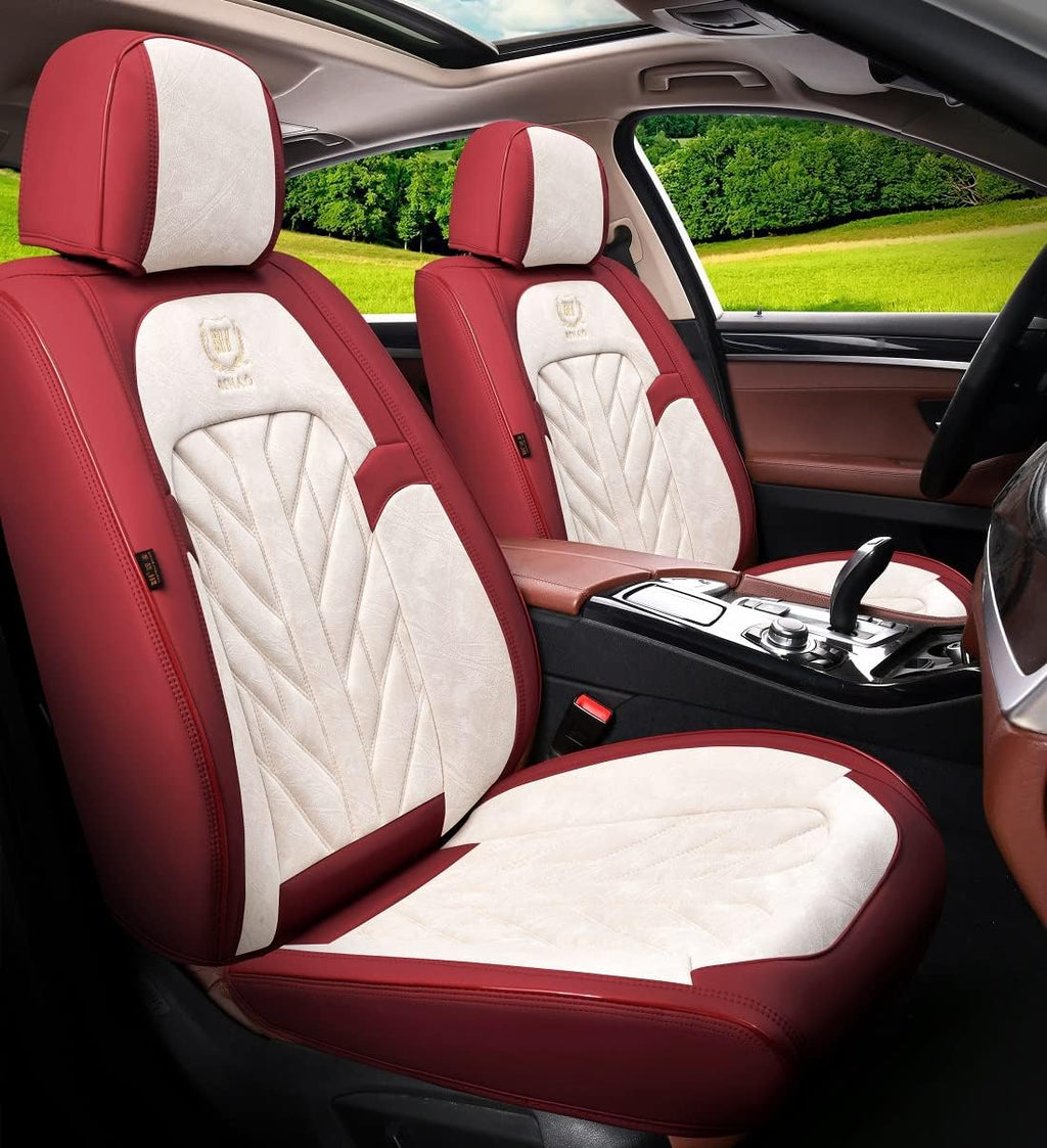 Pink 5-Seater Full Set Universal Car Seat Covers Y52486