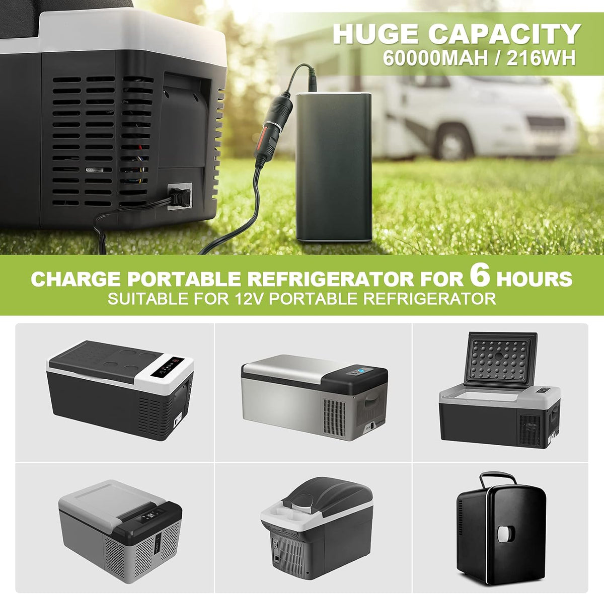 Portable Power Station 216Wh Lithium Battery Solar Generator R724262
