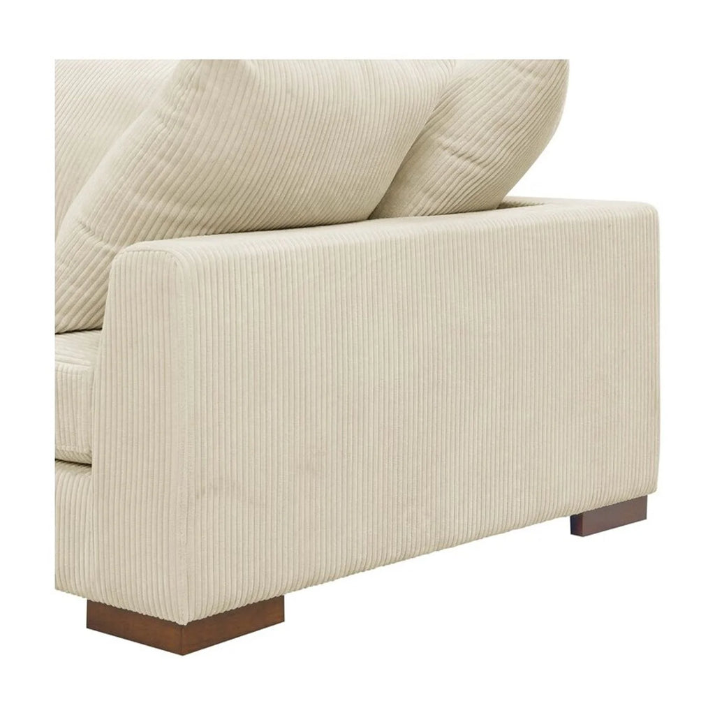 Corduroy Upholstered Sectional M659