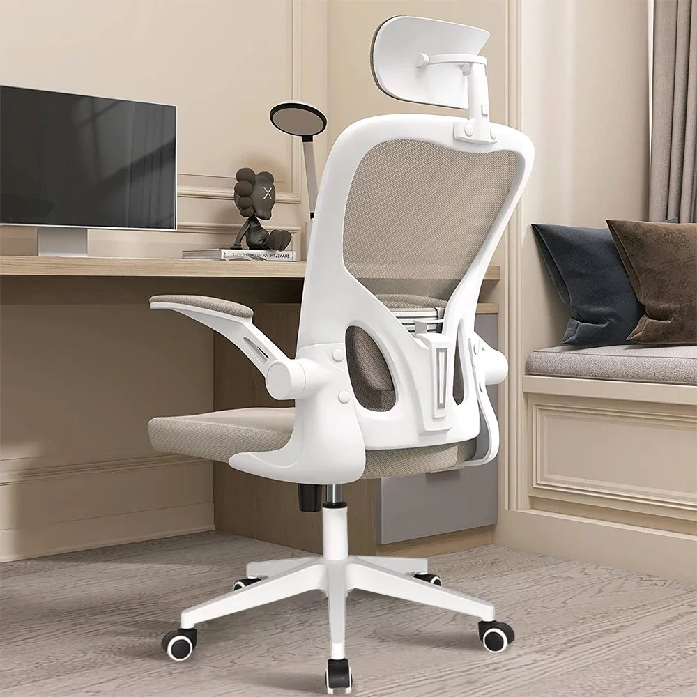 Ergonomic High Back Office Chair with Adjustable Headrest Lumbar Armrest V57005