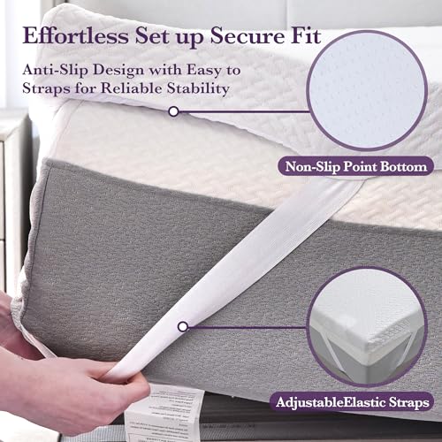 2 Inch Gel Memory Foam Mattress Topper Twin Size Y96582