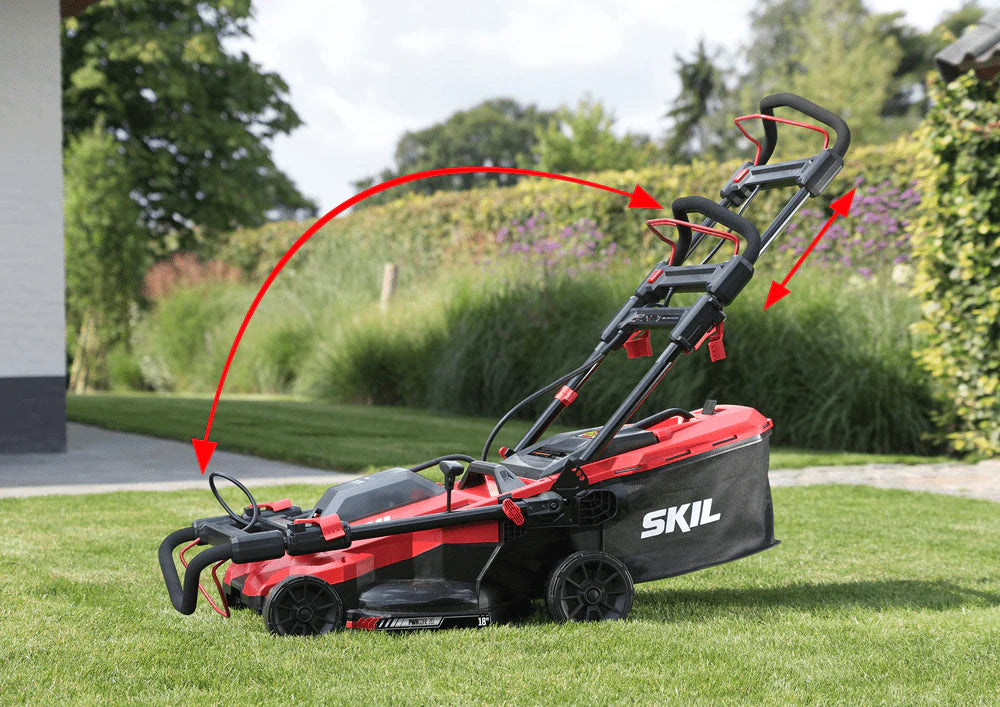 20V Brushless Lawn Mower Kit with Two 4.0 Ah Battery and Dual Port Charger T154036