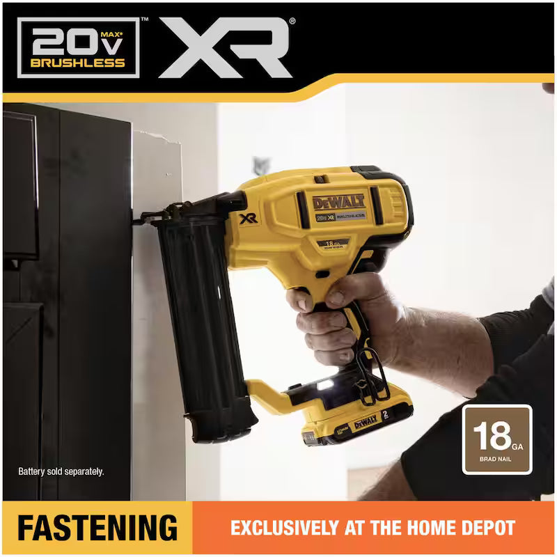 20V MAX Cordless 18-Gauge Brad Nailer J76162