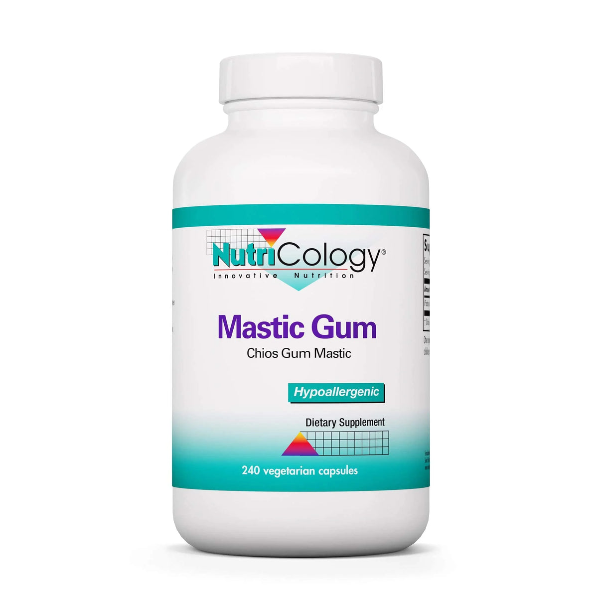 Mastic Gum Vegetarian Capsules 240 Count E571